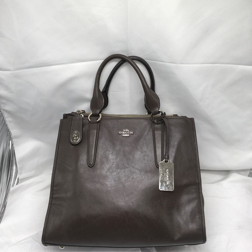 Coach Crosby Carryall Smooth Leather Handbag Shoulder Bag 33545